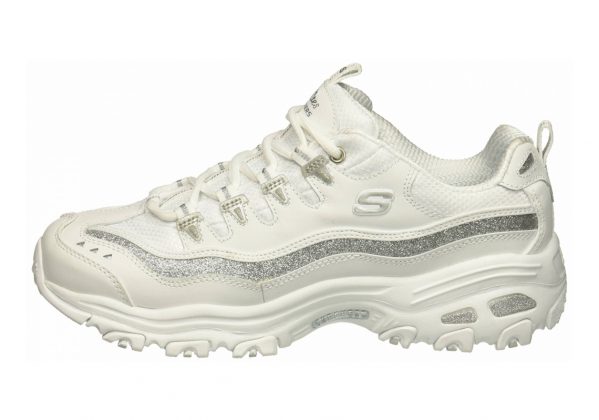 Skechers D'Lites - Me Time - White Silver (WSL)