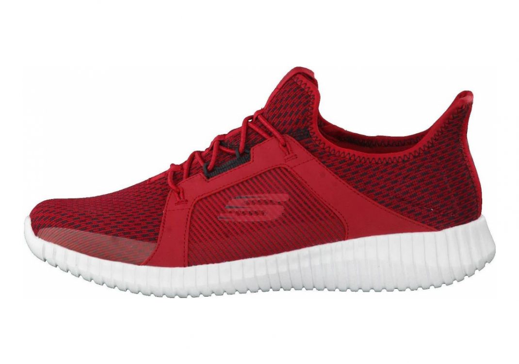 Skechers flex elite womens on sale red