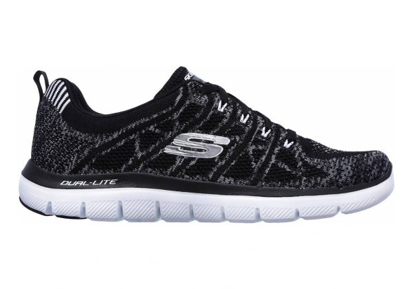 Skechers Flex Advantage 2.0 - Talamo - Black/White (011)