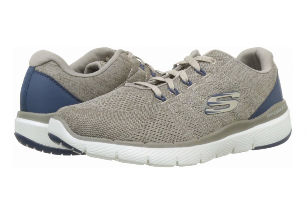 Skechers Flex Advantage 3.0 - Stally - Beige Taupe Blue Tpbl (TPBL)