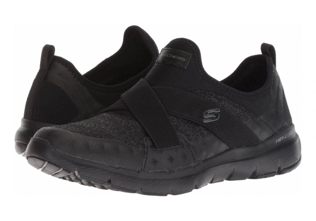 Skechers Flex Appeal 3.0 - Finest Hour - Black Black Bbk (007)