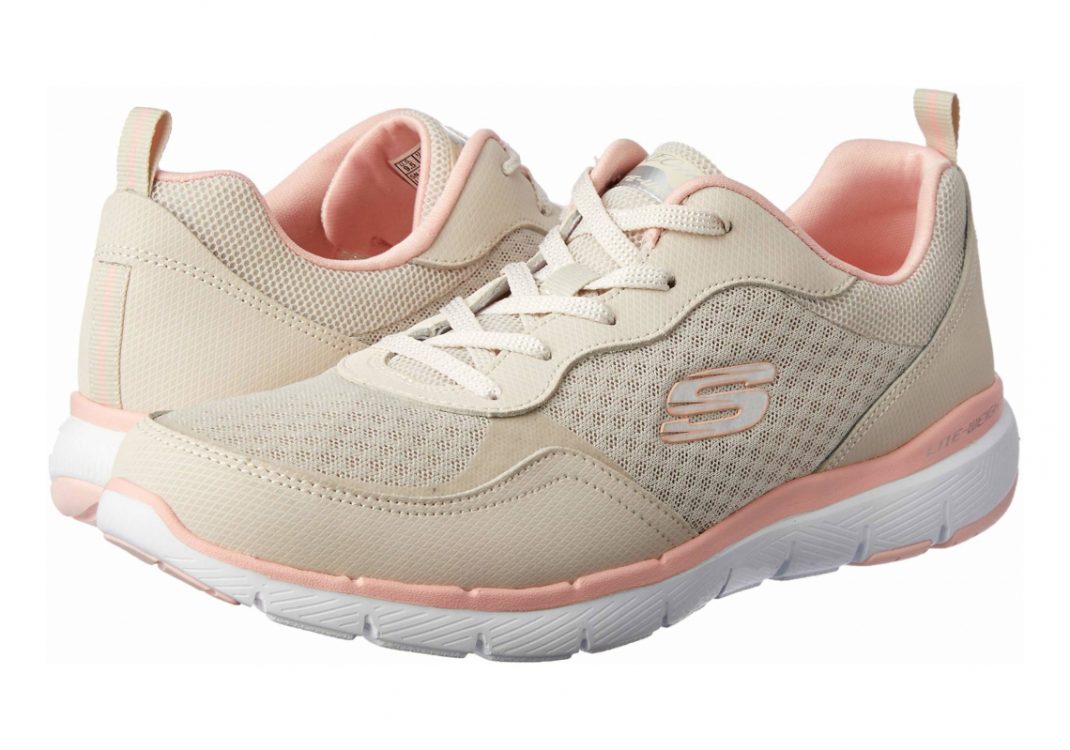 Skechers Flex Appeal - Beige (NATU)