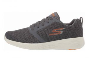Skechers GOrun 600 - Grey Charcoal Textile Orange Trim Ccor (213)