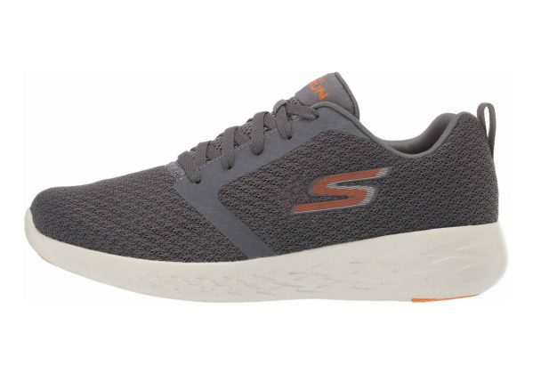 Skechers GOrun 600 - Grey Charcoal Textile Orange Trim Ccor (213)
