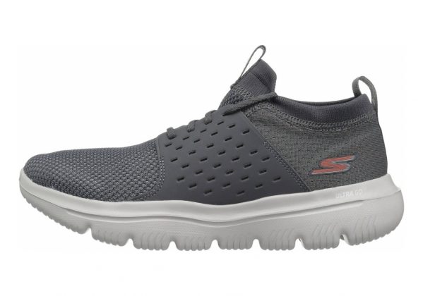 Skechers GOwalk Evolution Ultra - Turbo - Charcoal/Orange (213)