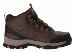 Skechers Relment Traven - Dark Brown Leather Dkbr (471)