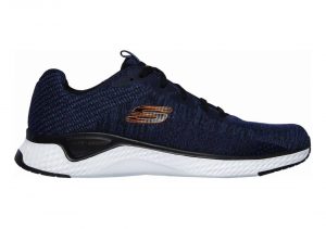 Blue Navy Mesh Synthetic Black Trim Nvbk (600)