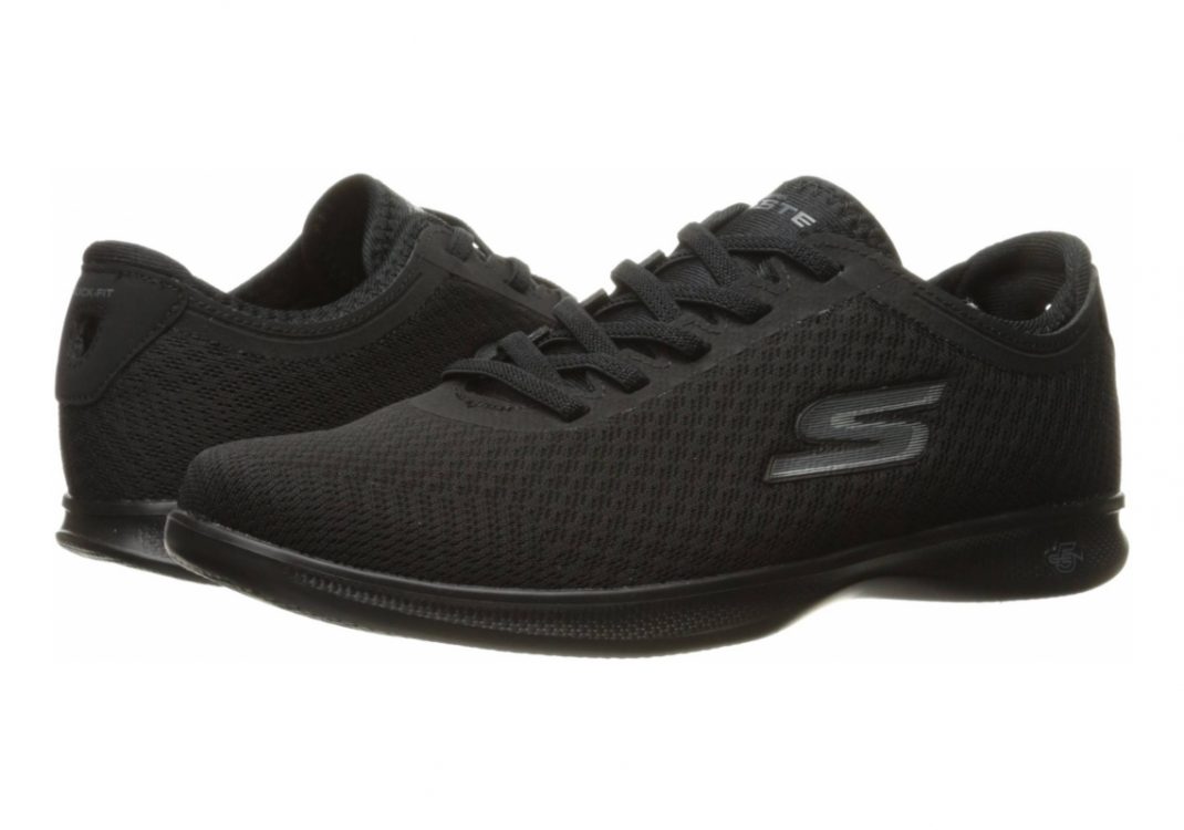 Skechers GO STEP Lite - Dashing - Black Mesh (BBK)