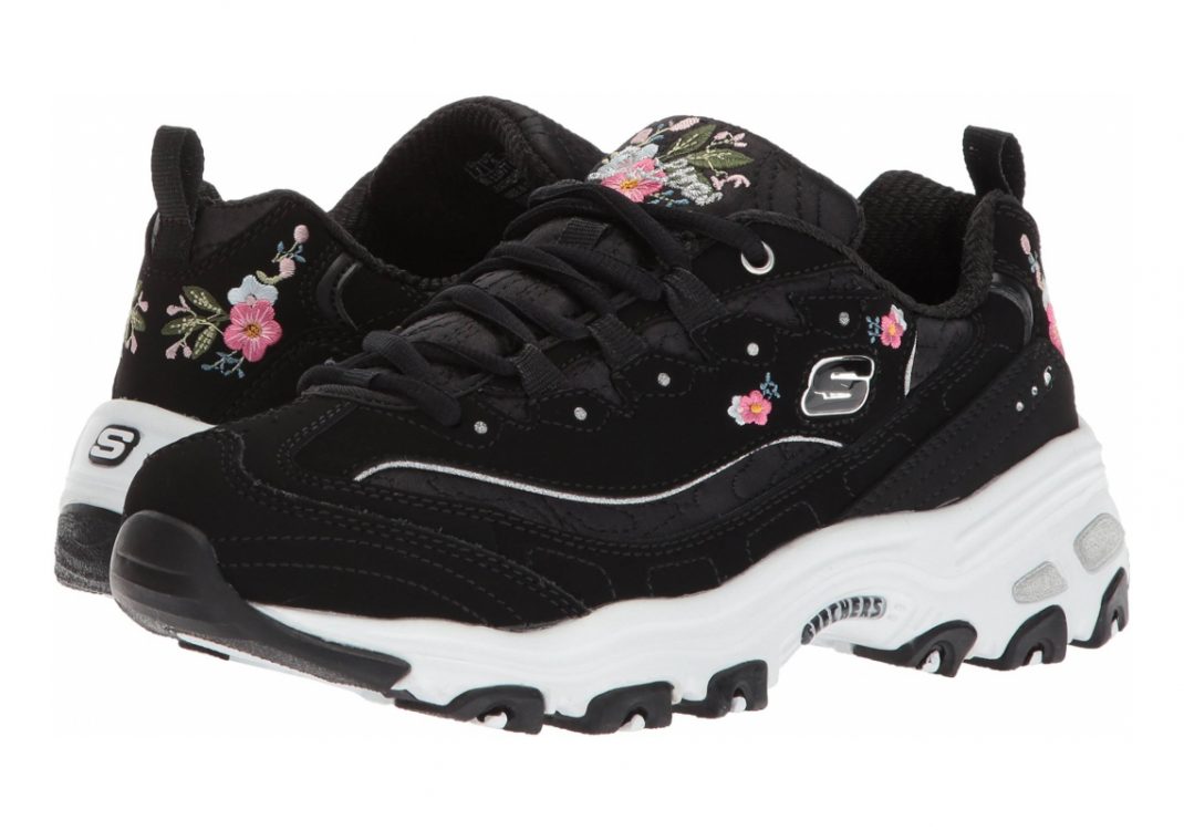 Skechers D'Lites - Bright Blossoms - Black (17)