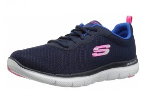 Skechers Flex Appeal 2.0 - Newsmaker - Blue Navy 12775w Nvy (417)