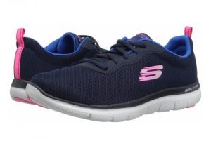 Skechers Flex Appeal 2.0 - Newsmaker - Blue Navy 12775w Nvy (417)