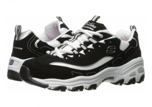 Skechers D'Lites - Biggest Fan - Black (BKW)