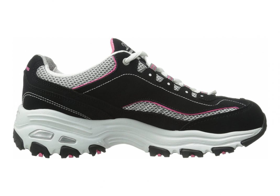 Skechers D'Lites - Life Saver - Black (BKWP)