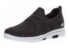 Skechers GOwalk 5 - Trendy - Black Black Textile Gray Trim Bkgy (023)