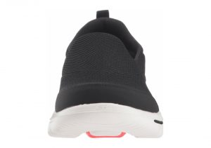 Skechers GOwalk Evolution Ultra - Reach - Black Black Textile White Trim Bkw (011)