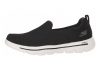 Skechers GOwalk Evolution Ultra - Reach - Black Black Textile White Trim Bkw (011)