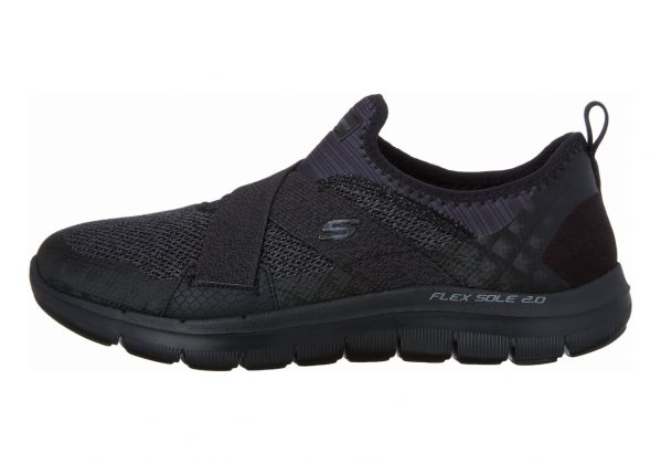 Skechers Flex Appeal 2.0 - New Image - Black (BBK)