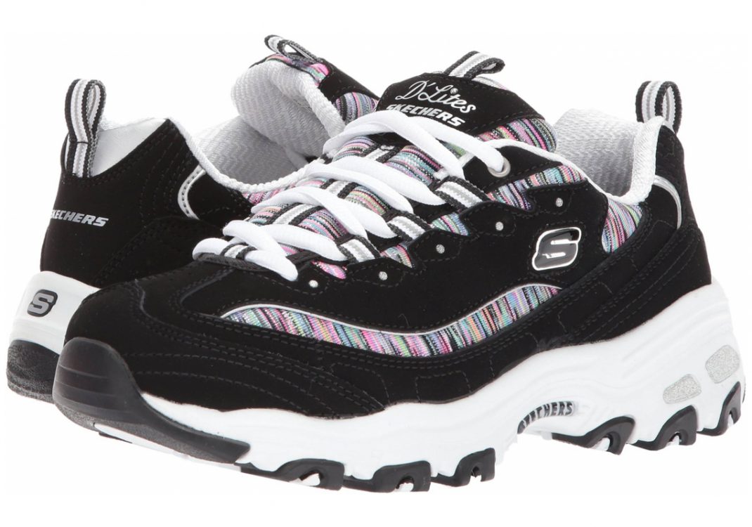 Skechers D'Lites - Interlude - Black Multi Bkmt (259)