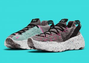 Nike Space Hippie 04 Smoke Grey/Black-Pink Blast