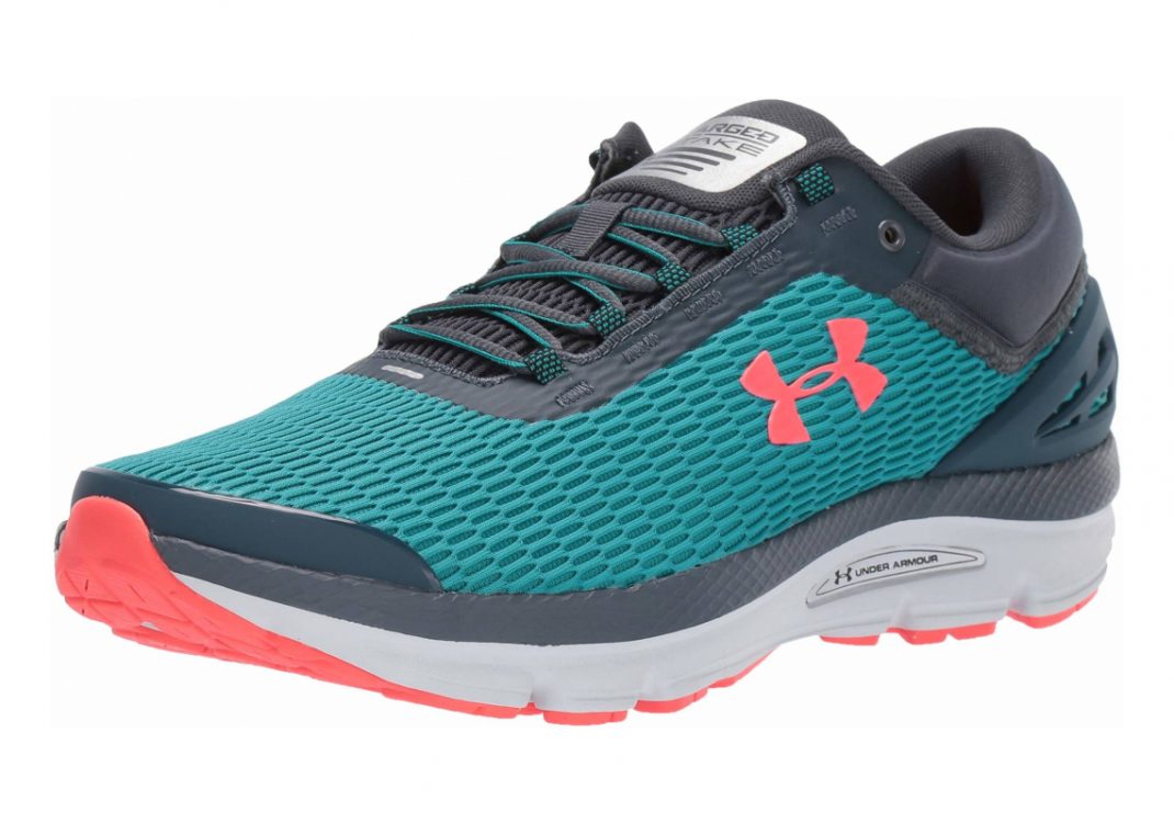 Under Armour Charged Intake 3 - Green Teal Rush Halo Gray Beta Red 300 300 (302122930)