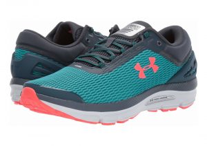 Under Armour Charged Intake 3 - Green Teal Rush Halo Gray Beta Red 300 300 (302122930)