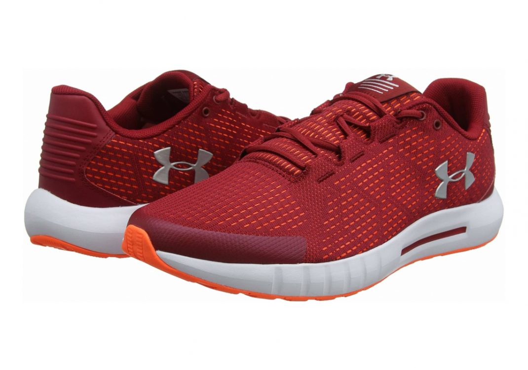 Under Armour Micro G Pursuit SE - Red Aruba Red White Metallic Silver 600 600 (3021232600)