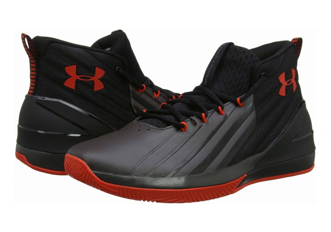 Under Armour Lockdown 3 - Negro Black Charcoal Radio Red (3020622002)