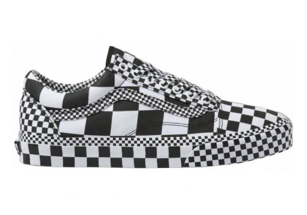 Vans All Over Checkerboard Old Skool - Black WHITE (VN0A4BV5V8U)