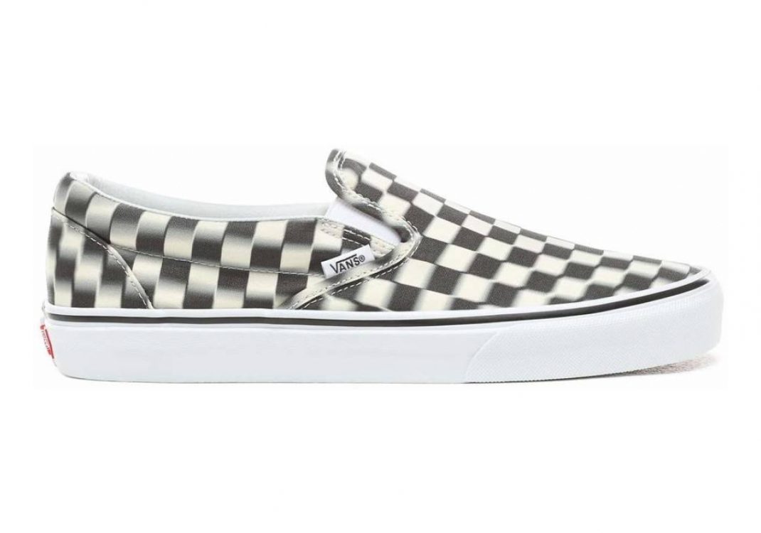 Vans Blur Check Slip-On - Black Classic White (VN0A38F7VJM)