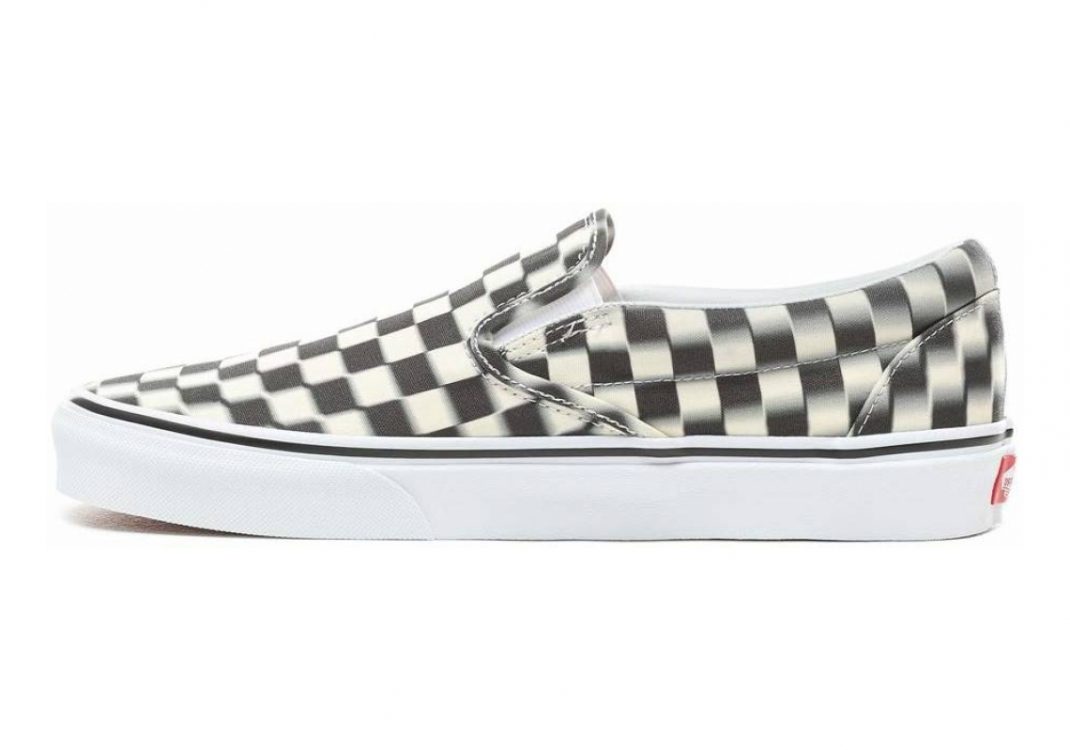 Vans Blur Check Slip-On - Black Classic White (VN0A38F7VJM)