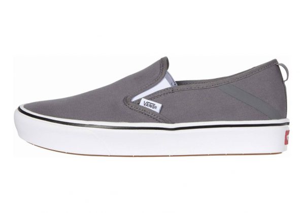 Vans ComfyCush Slip-On SF - Pewter/True White Canvas (VN0A3WMEWXF)