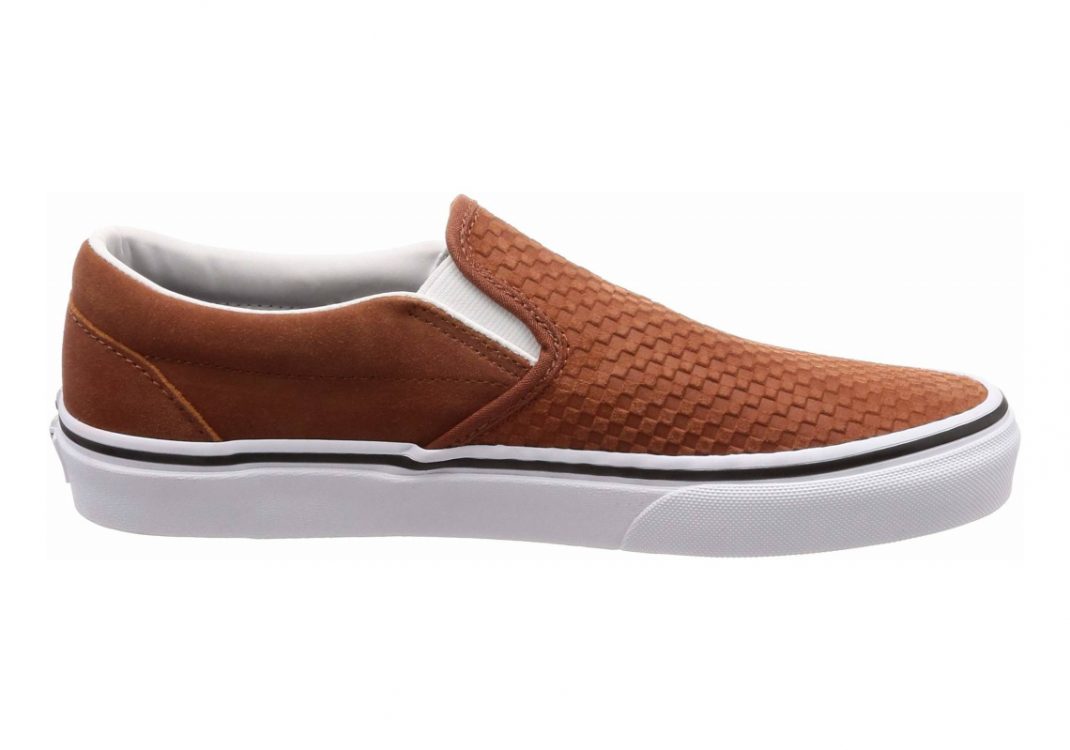 Vans Embossed Suede Slip-On - Brown (VN0A38F7U7G)