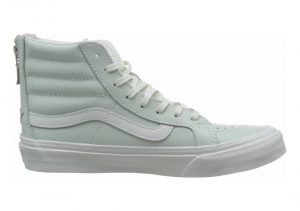 Vans Leather SK8-Hi Slim Zip - Leather Zephyr Blue Bla (VN0A38GRMRI)
