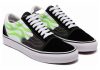 Vans Flame Old Skool - Nero Bianco Verde (VN0A4U3BXEY)