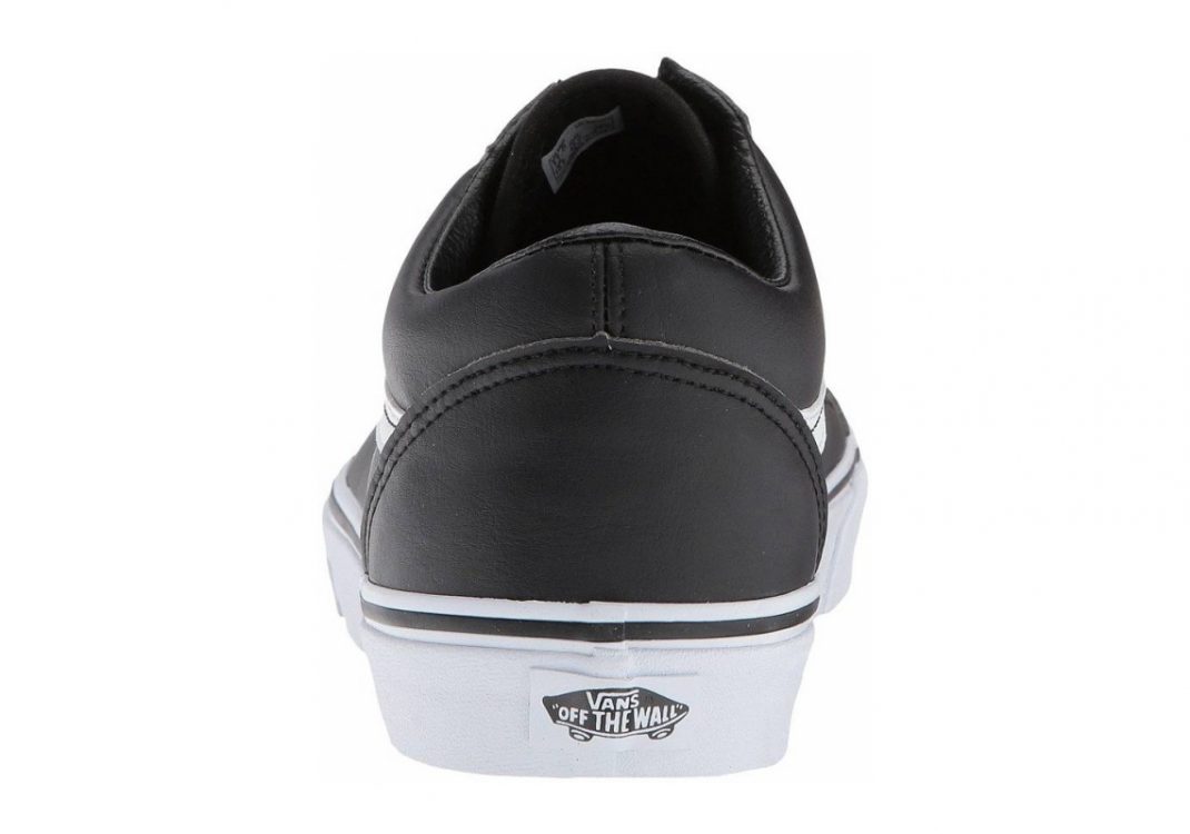 Vans Leather Old Skool - Negro Classic Tumble Black True White (VA38G1NQR)