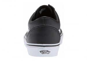 Vans Leather Old Skool - Negro Classic Tumble Black True White (VA38G1NQR)