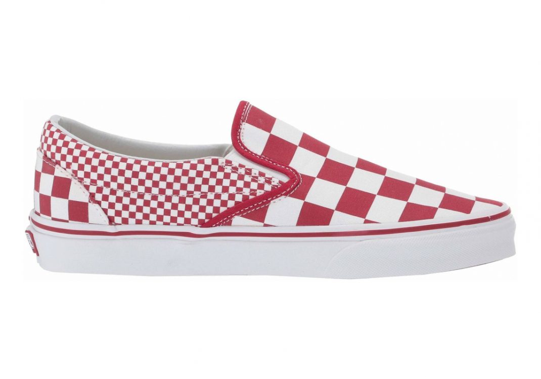 Vans Mix Checker Slip-On - Red (VA8FVK5)