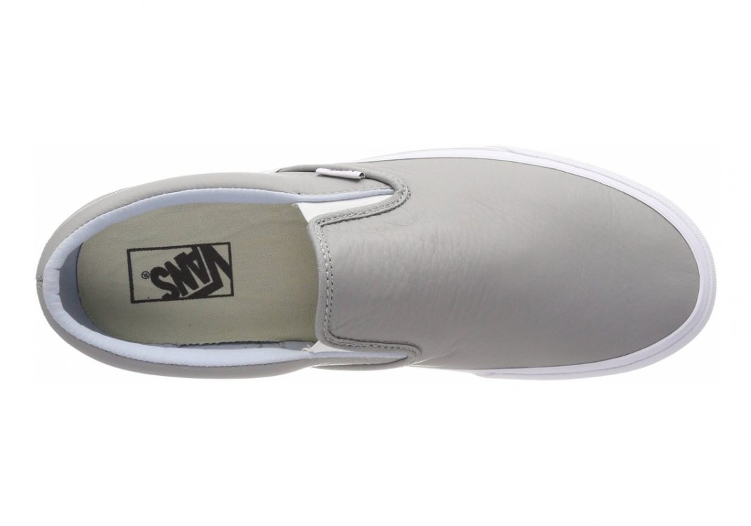 Vans Leather Slip-On - Oxford Drizzle (VA38F7QD5)