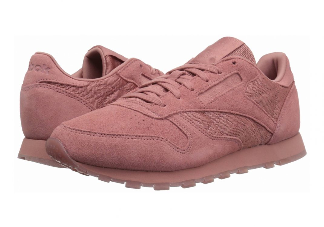 reebok women's classic leather lace up sneakers
