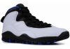 Air Jordan 10 Retro - Multicoloured White Black Royal Blue Metallic Silver 108 (310805108)