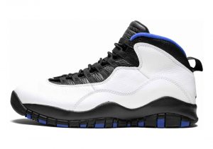 Air Jordan 10 Retro - Multicoloured White Black Royal Blue Metallic Silver 108 (310805108)