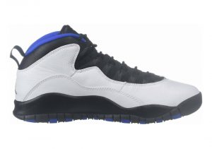 Air Jordan 10 Retro - Multicoloured White Black Royal Blue Metallic Silver 108 (310805108)