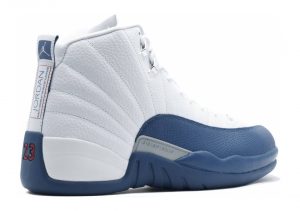 12s jordans blue and white online