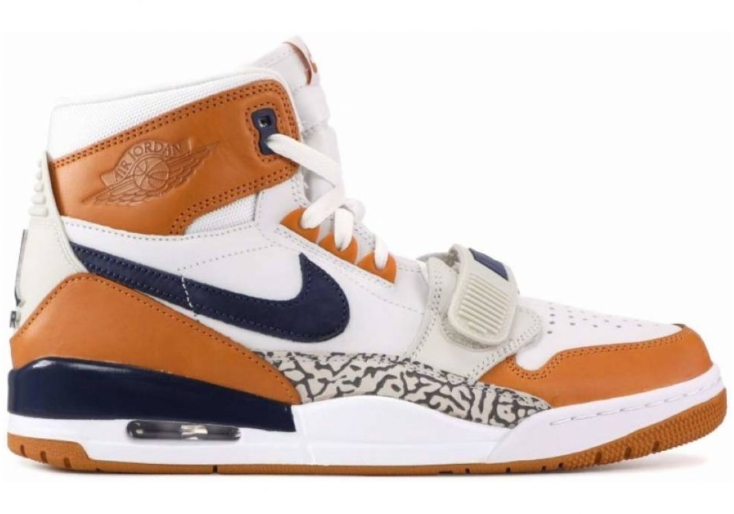 Air Jordan Legacy 312 - White/Midnight Navy-ginger (AQ4160140)