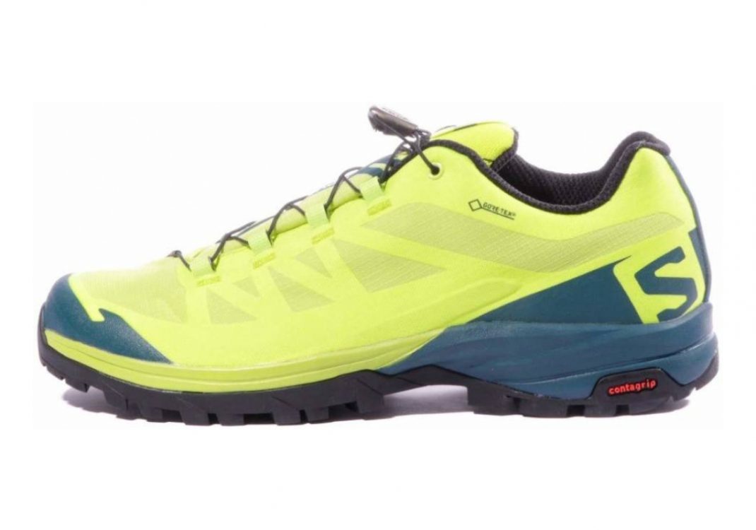 Salomon OUTpath GTX - Green Lime Punch Reflecting Pond Black 490 (L394490)