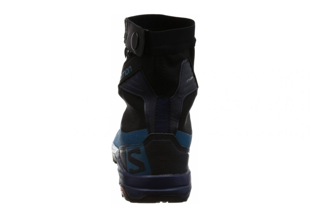 salomon mallard blue & navy outpath pro gtx trainers