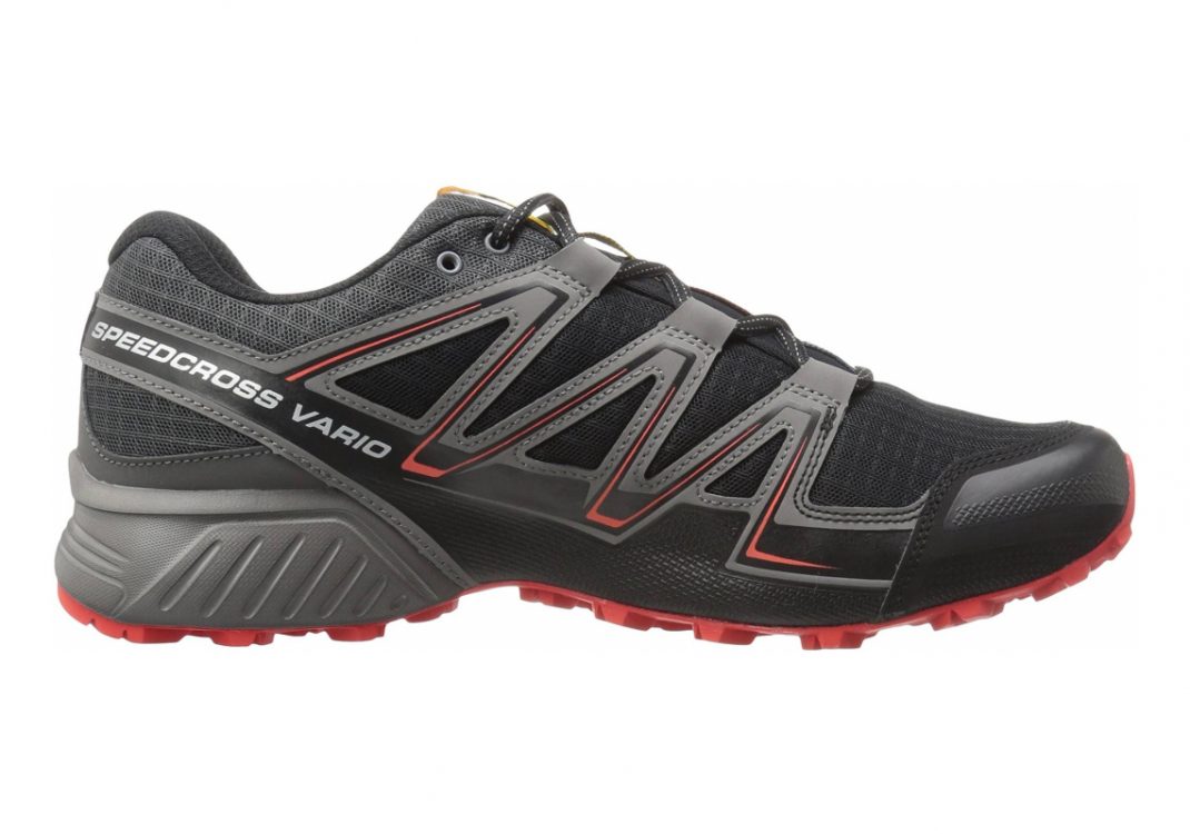Salomon Speedcross Vario - Schwarz Black Magnet Fiery Red (L394662)