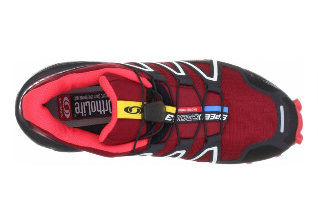 Salomon Speedcross 3 CS - Rouge Bordeaux Asphalte Papaye B (L308786)