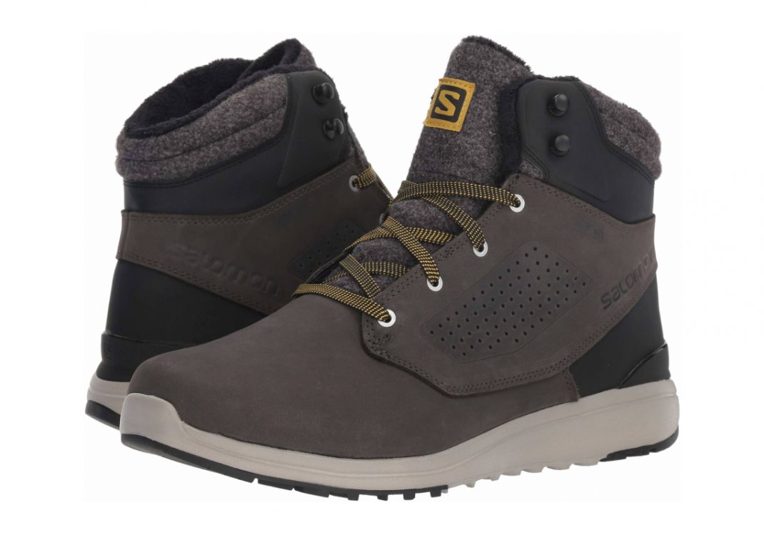 Salomon Utility Winter CS WP - Beluga/Black/Green Sulphur (L404798)