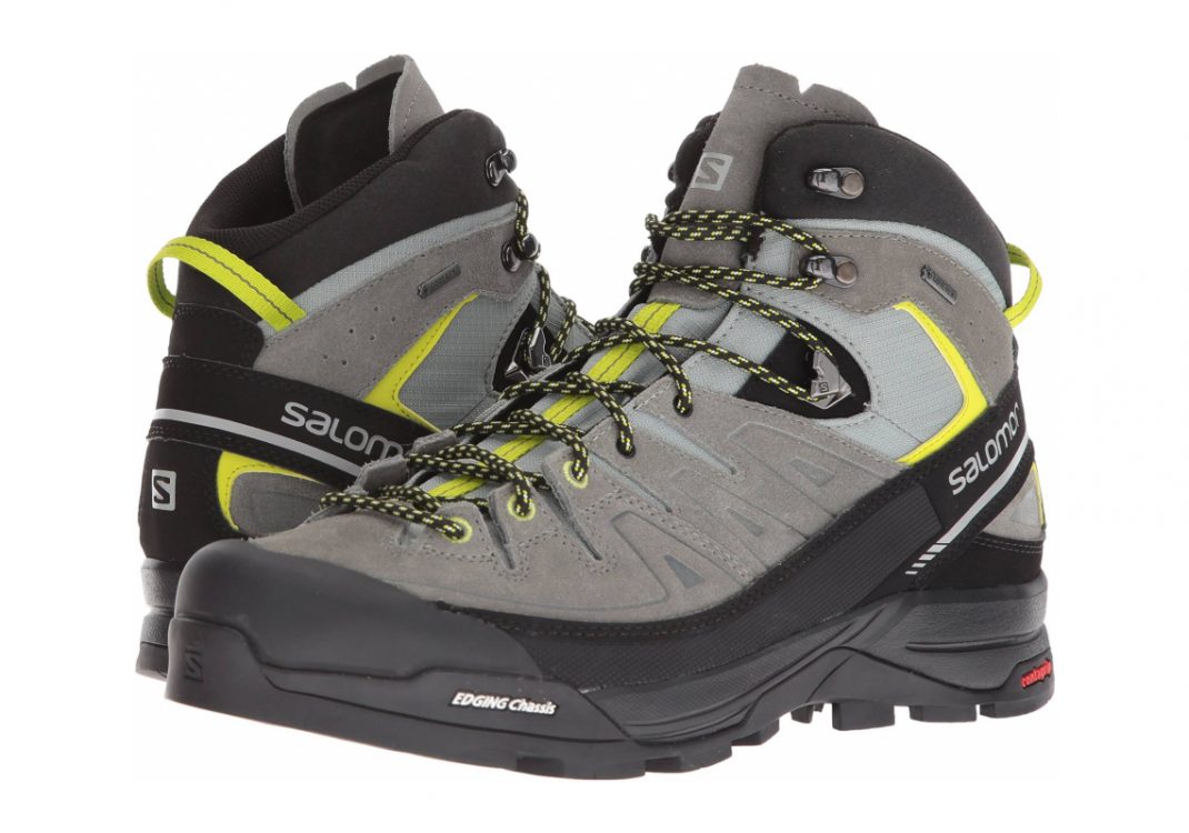 Salomon X Alp Mid LTR GTX - Shadow, Castor Gray, Lime Punch (L394723)